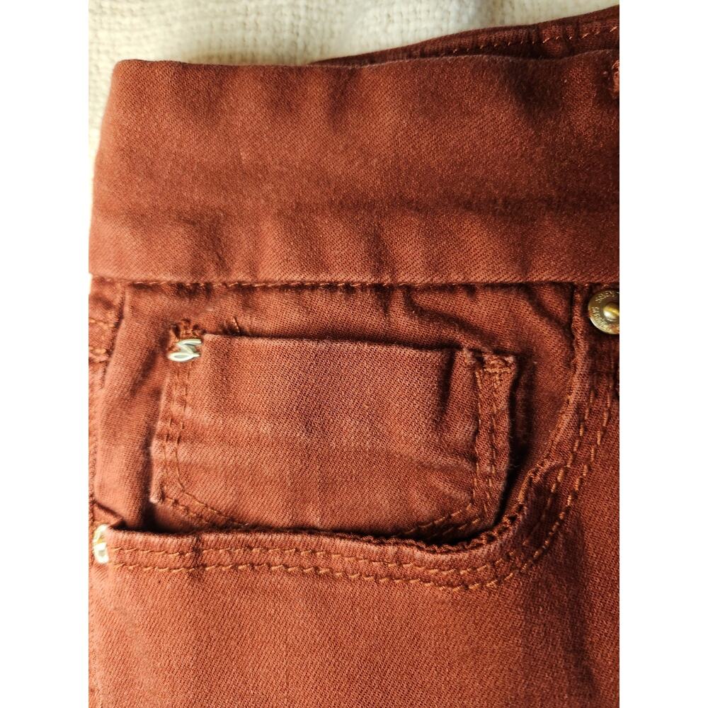 Seven 7 for all Mankind Jeans Women's size 4 Burgundy Pants Soft Stretch skinny - Picture 6 of 9